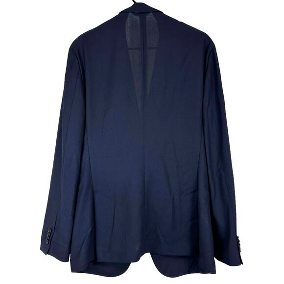 Boss Hugo Boss NWT Slim Fit Vitale Barberis Canonico Navy Blue Men's 42R Blazer - Picture 2 of 11